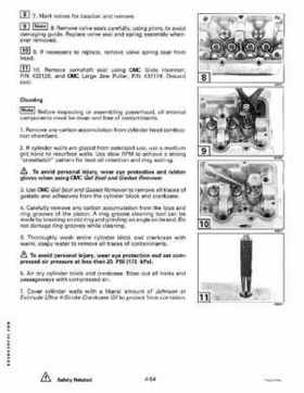 1998 Johnson Evinrude EC 5 thru 15 HP Four Stroke Service Repair Manual P/N 520203, Page 174