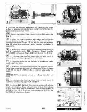 1998 Johnson Evinrude EC 5 thru 15 HP Four Stroke Service Repair Manual P/N 520203, Page 181
