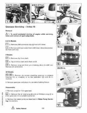 1998 Johnson Evinrude EC 5 thru 15 HP Four Stroke Service Repair Manual P/N 520203, Page 254