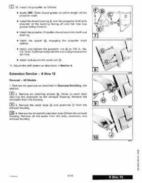 1998 Johnson Evinrude EC 5 thru 15 HP Four Stroke Service Repair Manual P/N 520203, Page 265