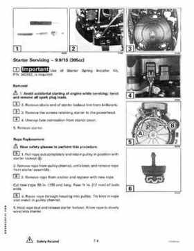 1998 Johnson Evinrude EC 5 thru 15 HP Four Stroke Service Repair Manual P/N 520203, Page 283