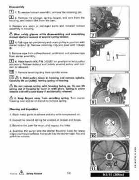 1998 Johnson Evinrude EC 5 thru 15 HP Four Stroke Service Repair Manual P/N 520203, Page 284