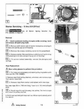 1998 Johnson Evinrude EC 5 thru 15 HP Four Stroke Service Repair Manual P/N 520203, Page 287