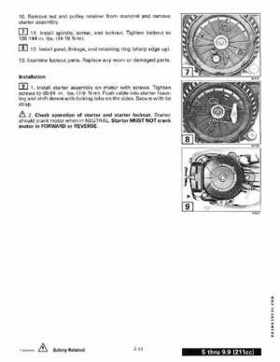 1998 Johnson Evinrude EC 5 thru 15 HP Four Stroke Service Repair Manual P/N 520203, Page 290