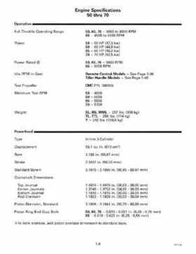 1998 Johnson Evinrude EC 50 thru 70 HP 3-Cylinder Service Repair Manual P/N 520208, Page 14