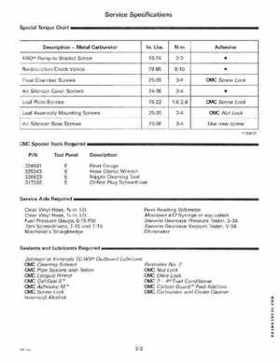 1998 Johnson Evinrude EC 50 thru 70 HP 3-Cylinder Service Repair Manual P/N 520208, Page 58
