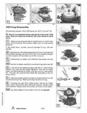 1998 Johnson Evinrude EC 50 thru 70 HP 3-Cylinder Service Repair Manual P/N 520208, Page 75