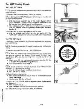 1998 Johnson Evinrude EC 50 thru 70 HP 3-Cylinder Service Repair Manual P/N 520208, Page 79