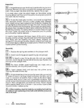 1998 Johnson Evinrude EC 50 thru 70 HP 3-Cylinder Service Repair Manual P/N 520208, Page 86