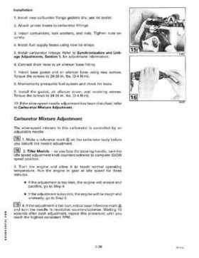 1998 Johnson Evinrude EC 50 thru 70 HP 3-Cylinder Service Repair Manual P/N 520208, Page 93