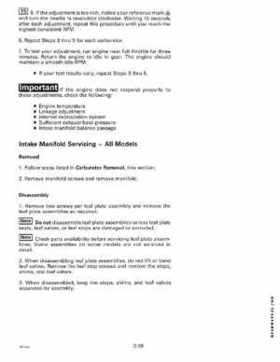 1998 Johnson Evinrude EC 50 thru 70 HP 3-Cylinder Service Repair Manual P/N 520208, Page 94