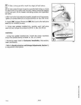 1998 Johnson Evinrude EC 50 thru 70 HP 3-Cylinder Service Repair Manual P/N 520208, Page 96
