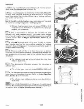 1998 Johnson Evinrude EC 50 thru 70 HP 3-Cylinder Service Repair Manual P/N 520208, Page 155