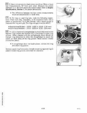 1998 Johnson Evinrude EC 50 thru 70 HP 3-Cylinder Service Repair Manual P/N 520208, Page 156
