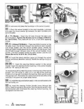 1998 Johnson Evinrude EC 50 thru 70 HP 3-Cylinder Service Repair Manual P/N 520208, Page 186