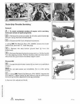 1998 Johnson Evinrude EC 50 thru 70 HP 3-Cylinder Service Repair Manual P/N 520208, Page 195