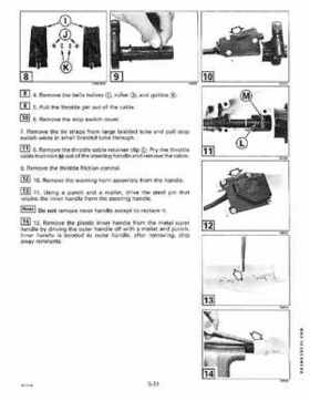 1998 Johnson Evinrude EC 50 thru 70 HP 3-Cylinder Service Repair Manual P/N 520208, Page 196