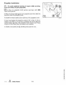 1998 Johnson Evinrude EC 50 thru 70 HP 3-Cylinder Service Repair Manual P/N 520208, Page 204