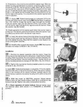 1998 Johnson Evinrude EC 50 thru 70 HP 3-Cylinder Service Repair Manual P/N 520208, Page 231