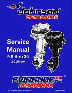 1998 Johnson Evinrude "EC" 9.9 thru 30 HP 2-Cylinder Outboards Service Repair Manual P/N 520204, Page 1