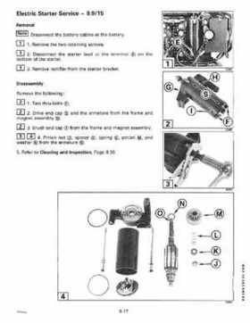 1998 Johnson Evinrude "EC" 9.9 thru 30 HP 2-Cylinder Outboards Service Repair Manual P/N 520204, Page 291