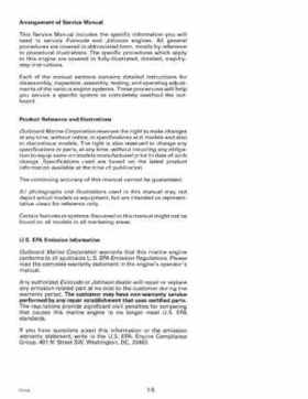 1998 Johnson Evinrude "EC" 90, 115 SPL Service Repair Manual, P/N 520209, Page 11