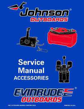 1998 Johnson Evinrude "EC" Accessories Service Manual, P/N 520213, Page 1