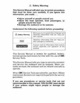 1998 Johnson Evinrude "EC" Accessories Service Manual, P/N 520213, Page 2