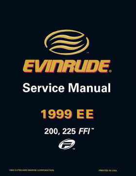 1999 "EE" Evinrude 200, 225 V6 FFI Outboards Service Repair Manual, P/N 787025, Page 1