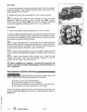 1999 "EE" Evinrude 200, 225 V6 FFI Outboards Service Repair Manual, P/N 787025, Page 117