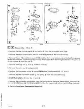 1999 "EE" Evinrude 5 thru 15 4-Stroke Service Repair Manual, P/N 787022, Page 70