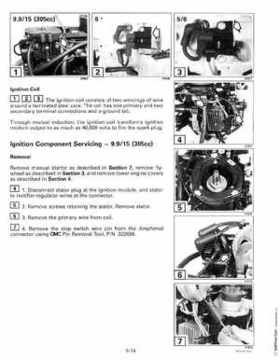 1999 "EE" Evinrude 5 thru 15 4-Stroke Service Repair Manual, P/N 787022, Page 91