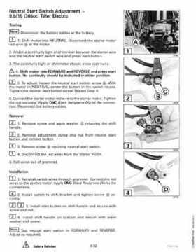 1999 "EE" Evinrude 5 thru 15 4-Stroke Service Repair Manual, P/N 787022, Page 149