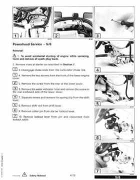 1999 "EE" Evinrude 5 thru 15 4-Stroke Service Repair Manual, P/N 787022, Page 190
