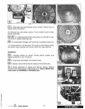 1999 "EE" Evinrude 5 thru 15 4-Stroke Service Repair Manual, P/N 787022, Page 279