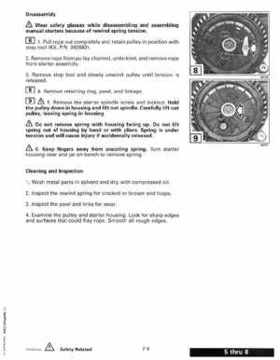 1999 "EE" Evinrude 5 thru 15 4-Stroke Service Repair Manual, P/N 787022, Page 281