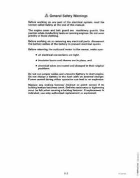 1999 "EE" Evinrude 5 thru 15 4-Stroke Service Repair Manual, P/N 787022, Page 285