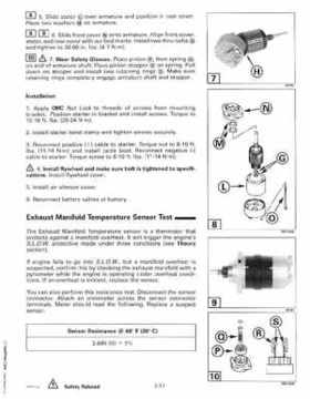 1999 "EE" Evinrude 70HP 4-Stroke Service Repair Manual, P/N 787023, Page 104
