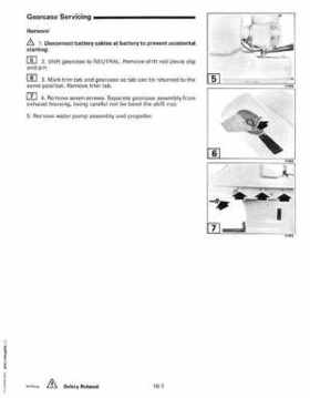 1999 "EE" Evinrude 70HP 4-Stroke Service Repair Manual, P/N 787023, Page 153