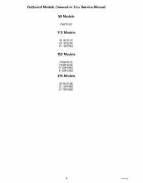 1999 "EE" 90, 115 FFI, 150, 175 V4, V6 FFI Outboards Service Repair Manual, P/N 787024, Page 6