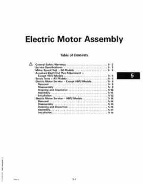 1999 Evinrude "EE" Electric Outboards Service Repair Manual, P/N 787021, Page 106