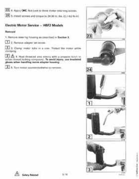 1999 Evinrude "EE" Electric Outboards Service Repair Manual, P/N 787021, Page 119
