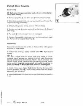 1999 Evinrude "EE" Electric Outboards Service Repair Manual, P/N 787021, Page 181