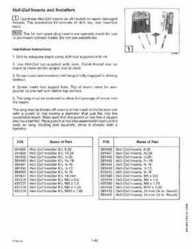 1999 EE Johnson Outboards 25, 35 3-Cylinder Service Repair Manual P/N 787029, Page 49