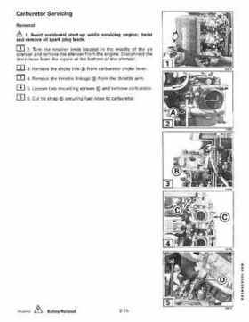 1999 EE Johnson Outboards 25, 35 3-Cylinder Service Repair Manual P/N 787029, Page 64