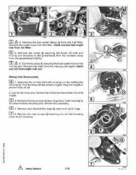 1999 EE Johnson Outboards 25, 35 3-Cylinder Service Repair Manual P/N 787029, Page 75