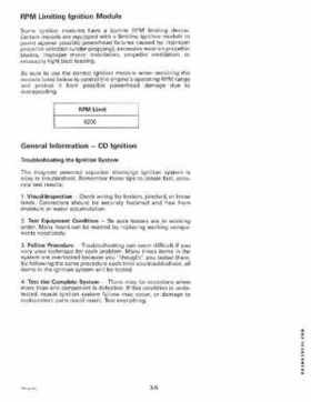 1999 EE Johnson Outboards 25, 35 3-Cylinder Service Repair Manual P/N 787029, Page 95