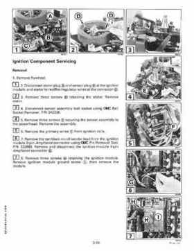 1999 EE Johnson Outboards 25, 35 3-Cylinder Service Repair Manual P/N 787029, Page 100