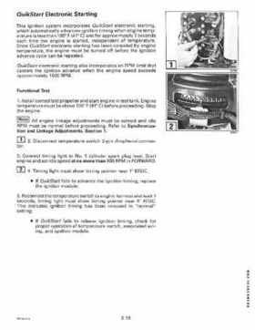 1999 EE Johnson Outboards 25, 35 3-Cylinder Service Repair Manual P/N 787029, Page 105