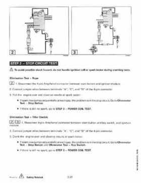 1999 EE Johnson Outboards 25, 35 3-Cylinder Service Repair Manual P/N 787029, Page 109